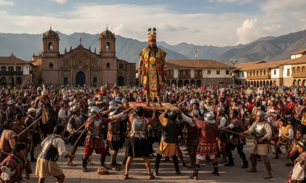 Cajamarca revive la captura de Atahualpa en una gran puesta histórica