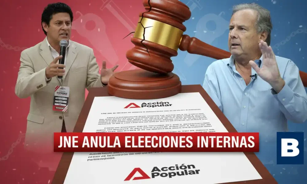 JNE anula primarias de Acción Popular y excluye al partido de las elecciones 2026