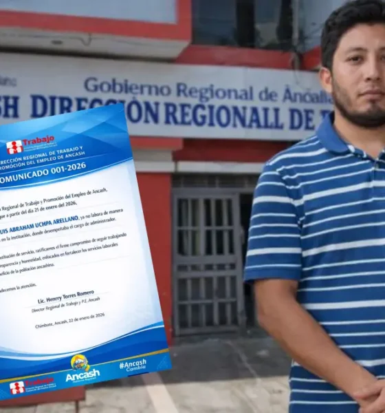 Dirección Regional de Trabajo de Áncash tras destituir a funcionario sentenciado por colusión