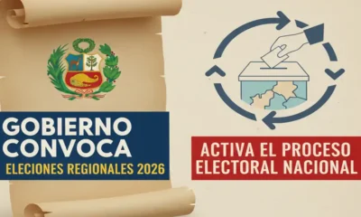 Gobierno convoca Elecciones Regionales 2026 y da inicio al proceso electoral en el Perú