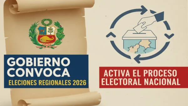Gobierno convoca Elecciones Regionales 2026 y da inicio al proceso electoral en el Perú