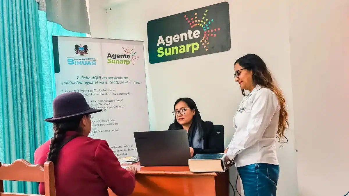 Agente Sunarp Sihuas atiende en la Municipalidad Provincial y facilita trámites registrales