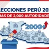 Año electoral 2026 definirá el rumbo político del Perú con elecciones nacionales y regionales