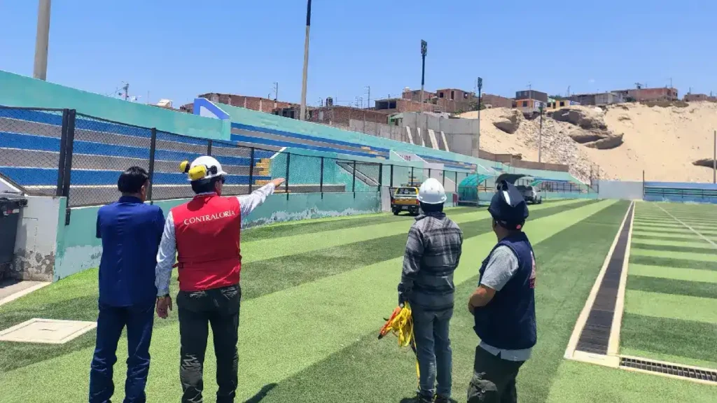 Contraloría detecta perjuicio millonario en complejo deportivo del AAHH San Pedro en Chimbote