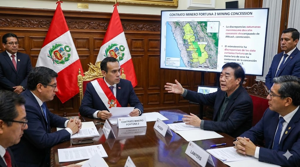 Contrato minero Fortuna 2 en Áncash que contradice versión presentada ante el Congreso y salpica a José Jerí