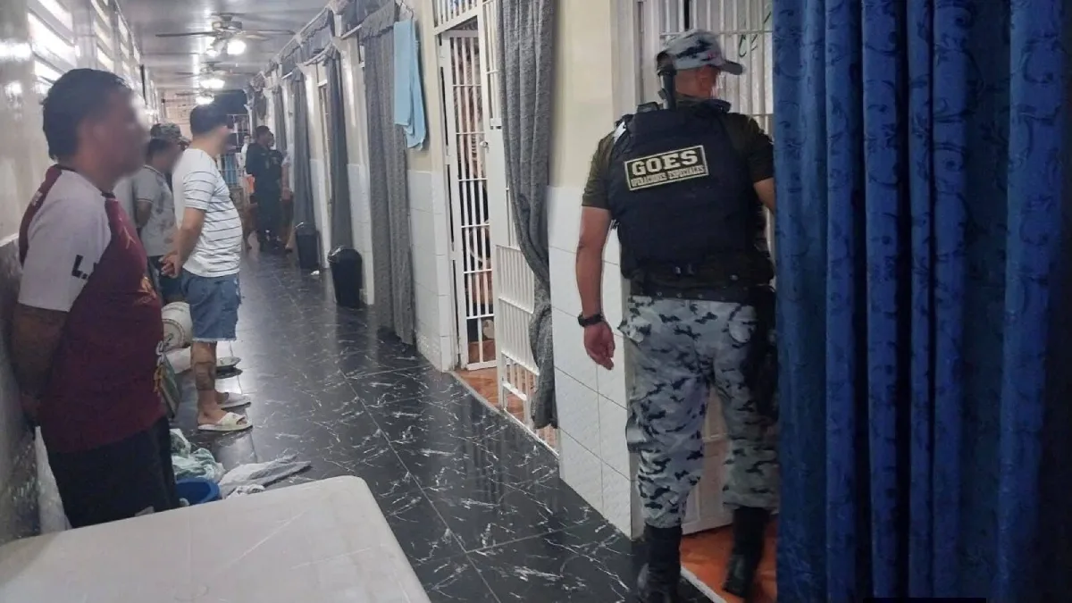 Fiscalía realiza operativo en el penal Cambio Puente e incauta dispositivos prohibidos en Chimbote