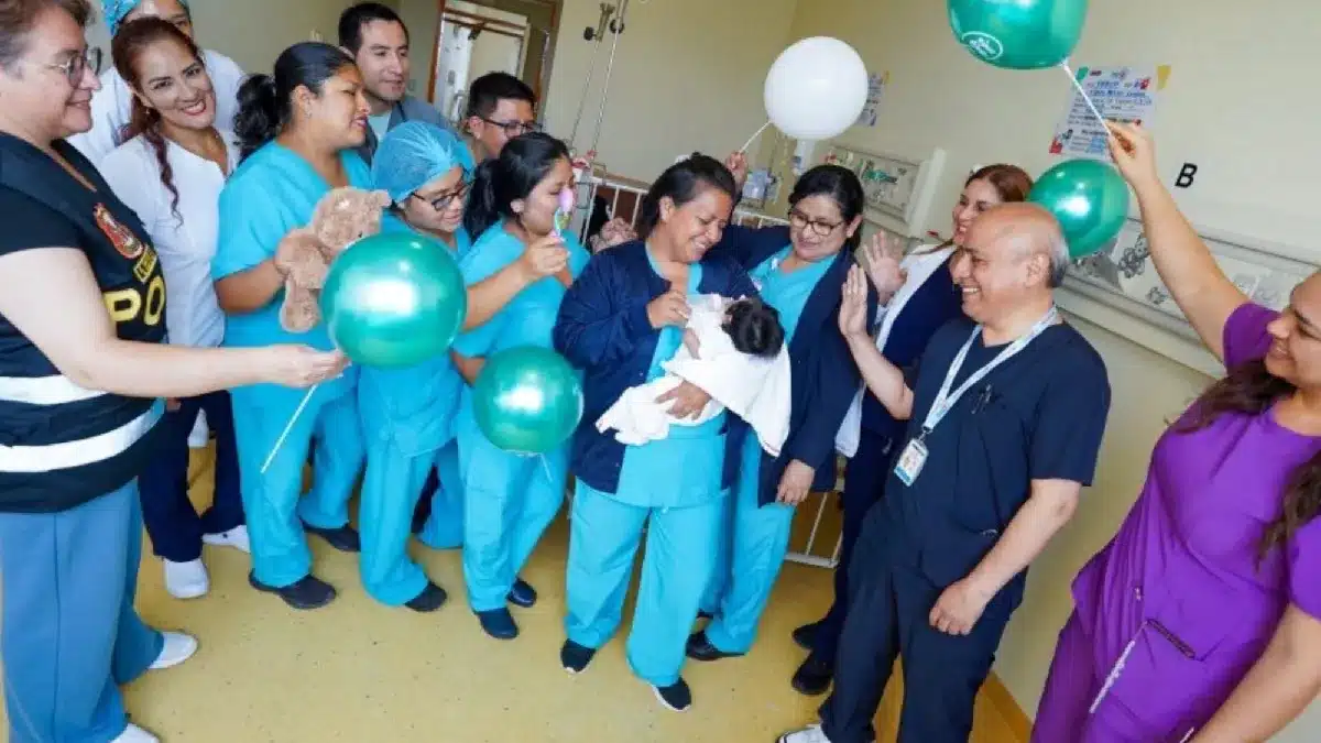 Bebé maltratada de Áncash se recupera tras permanecer en UCI en Lima