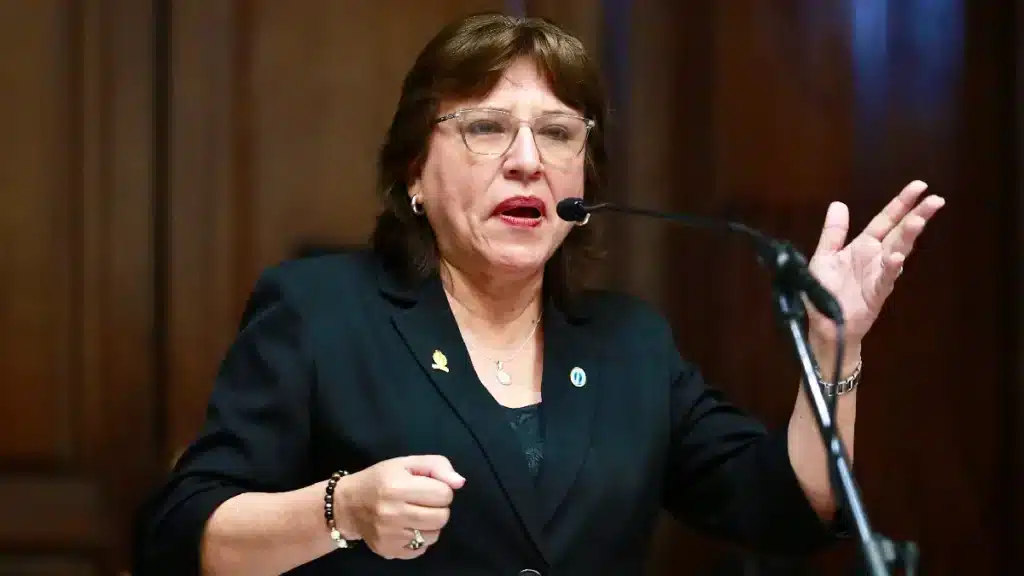 Fotografía de Delia Espinoza, nueva decana del Colegio de Abogados de Lima.