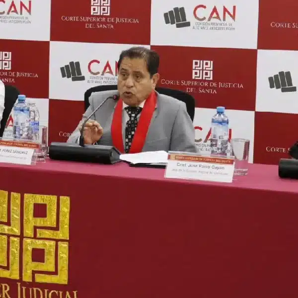 Conferencia de la Comisión Anticorrupción del Santa sobre 13 sentencias por corrupción en Áncash.