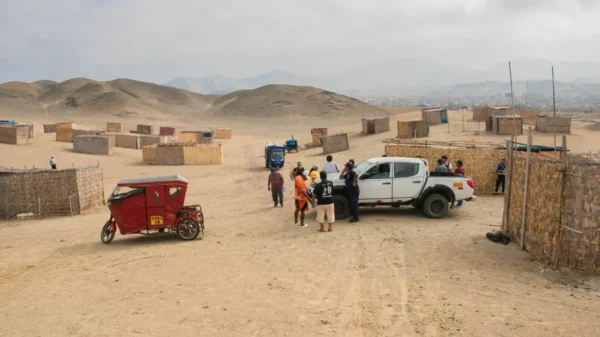 Vista panorámica del Sitio Arqueológico Los Gavilanes en la provincia de Huarmey, Áncash.
