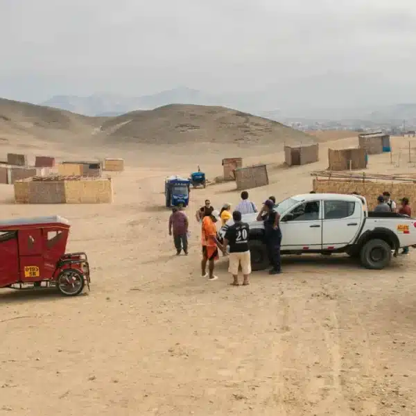 Vista panorámica del Sitio Arqueológico Los Gavilanes en la provincia de Huarmey, Áncash.