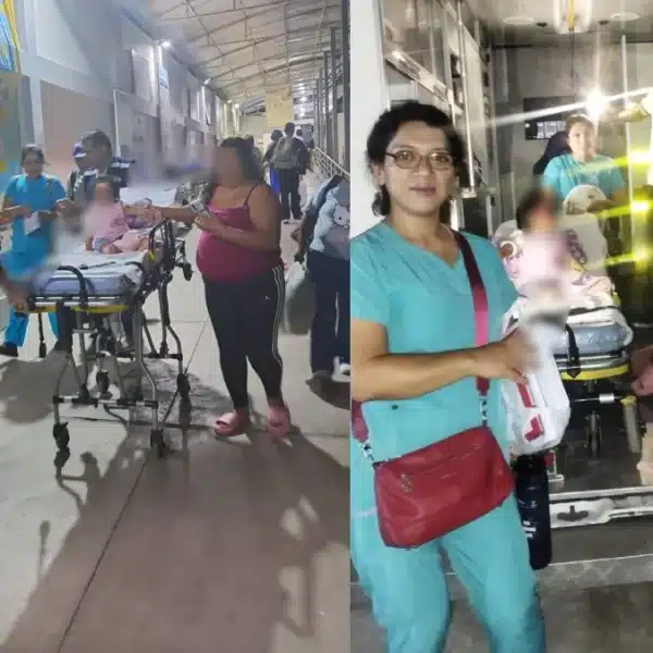 Personal médico coordina el traslado de niña con quemaduras del Hospital La Caleta de Áncash a Lima