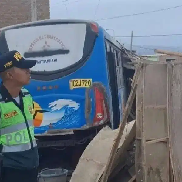 Comparecencia para chofer de burrita tras choque con cuatro heridos en Chimbote Áncash