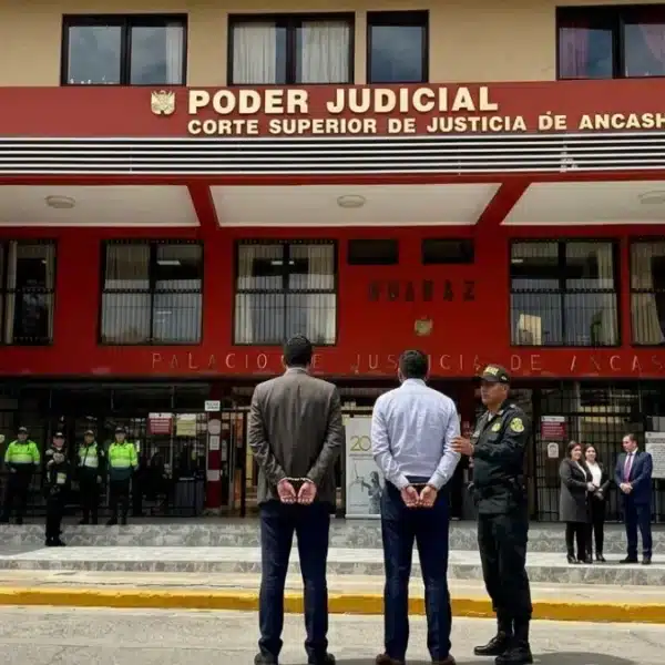 Exfuncionarios condenados por corrupción en Áncash tras sentencia a prisión