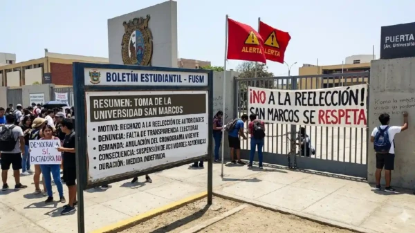 Estudiantes mantienen la toma de la UNMSM mientras crece el riesgo de perder el semestre 2026