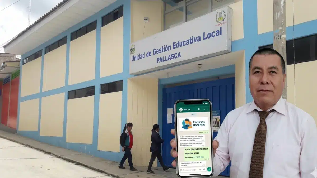 Estafa de plazas docentes en UGEL Pallasca Áncash denunciada por venta ilegal de puestos vía WhatsApp
