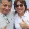 Martín Cabrera tras ser absuelto en juicio por difamación agravada iniciado por Antamina en Huarmey, Áncash.