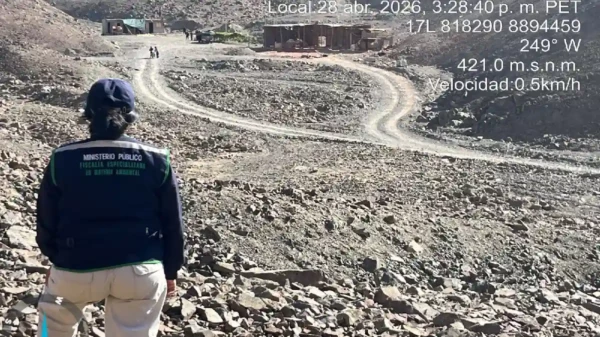 Desmantelan plantas de procesamiento por minería ilegal en Huarmey, Áncash durante operativo