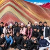 Estudiantes de Áncash durante viajes de promoción para escolares en destino turístico con supervisión.