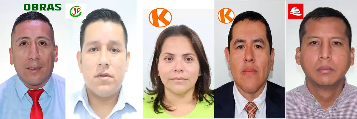 Los cinco virtuales diputados electos por Áncash para el periodo parlamentario 2026-2030.