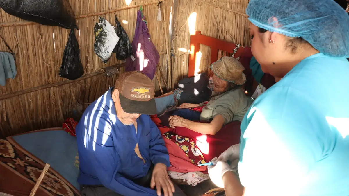 Jueza de la Corte del Santa interviene para proteger a dos adultos mayores víctimas de presunto abandono y maltrato familiar en Guadalupito.