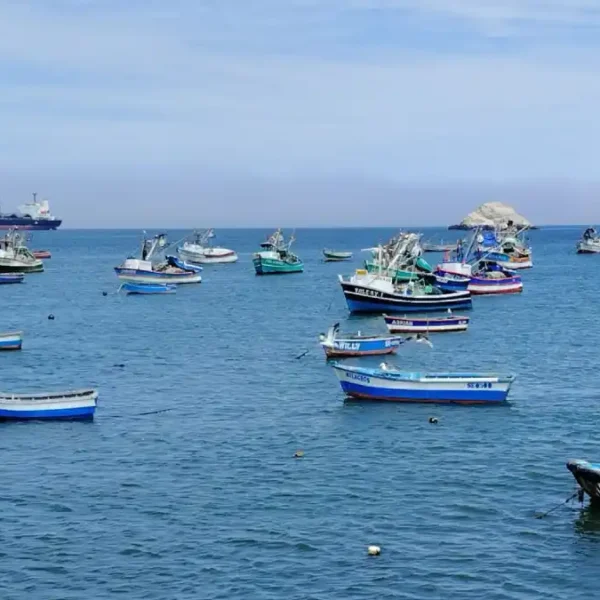 Autoridades y representantes de Fondepes impulsan el desembarcadero pesquero artesanal de Huarmey, en Áncash.