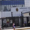 Fachada de la Corte Superior de Justicia del Santa en Chimbote, donde se lleva a cabo el juicio que tiene a tres fiscales de Santa procesados por presunta apropiación de depósitos judiciales.