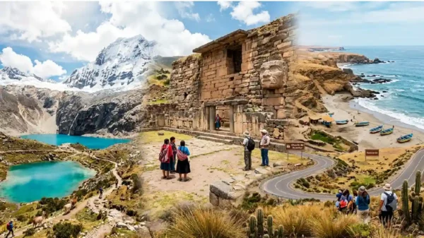 Proyectos turísticos en Áncash impulsarán una inversión de S/ 96 millones para mejorar destinos como Chavín de Huántar, la Cordillera Blanca y la playa Tortugas.
