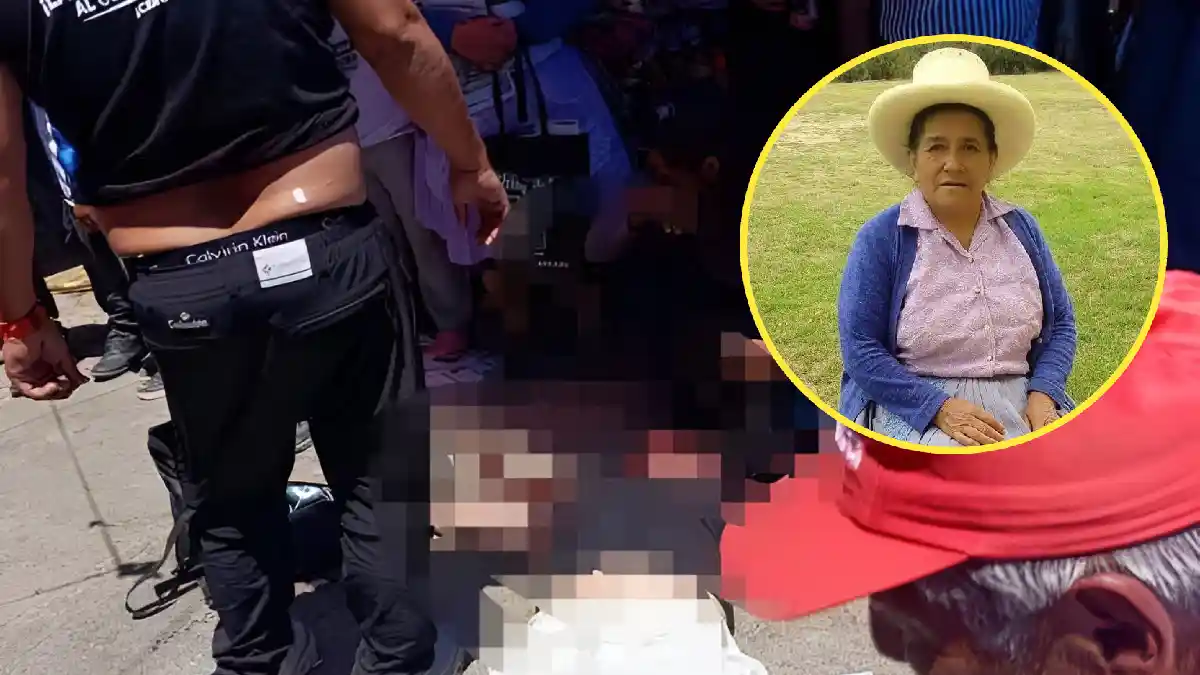 Atentado en Caraz donde murió la vendedora ambulante Olimpia Pachas tras ataque a China Polo