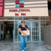 Heidy Valverde Pascual sale de la Corte del Santa tras decisión sobre el Juzgado de Paz de Pampas