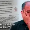 Juan Carlos Morillo durante un acto público frente al proceso de exclusión en el JEE de Huaraz, Áncash.