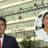 Composición sobre el caso de La China Polo con el Fiscal de la Nación y la sede de la Fiscalía