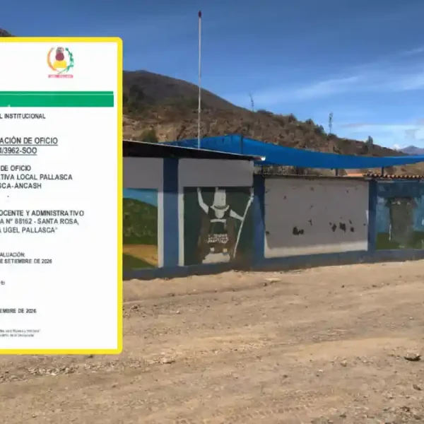 Escándalo en colegio de Pallasca: fachada de la Institución Educativa N.° 88162 de Santa Rosa.