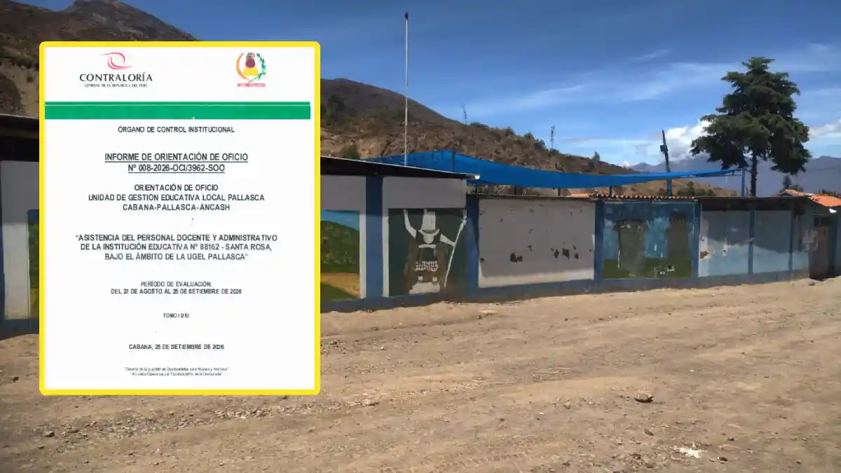 Escándalo en colegio de Pallasca: fachada de la Institución Educativa N.° 88162 de Santa Rosa.