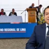 Wilbert Gutiérrez, nuevo director de Educación Lima, durante su presentación oficial junto a funcionarios del GORE Lima.